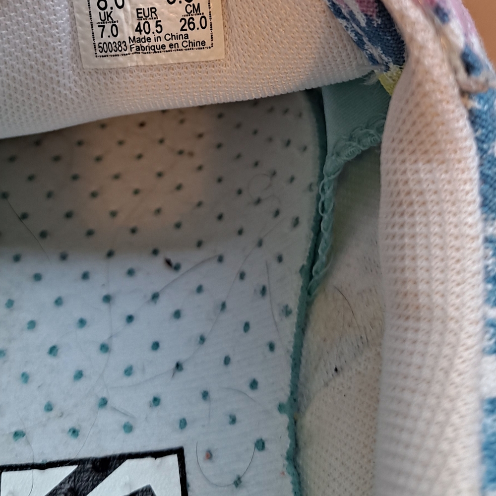 Vans Tie Died Comfy Cushion Old Skool 500383 Men's Size 8 Women's Sz 9.5 Shoes. - Picture 6 of 7